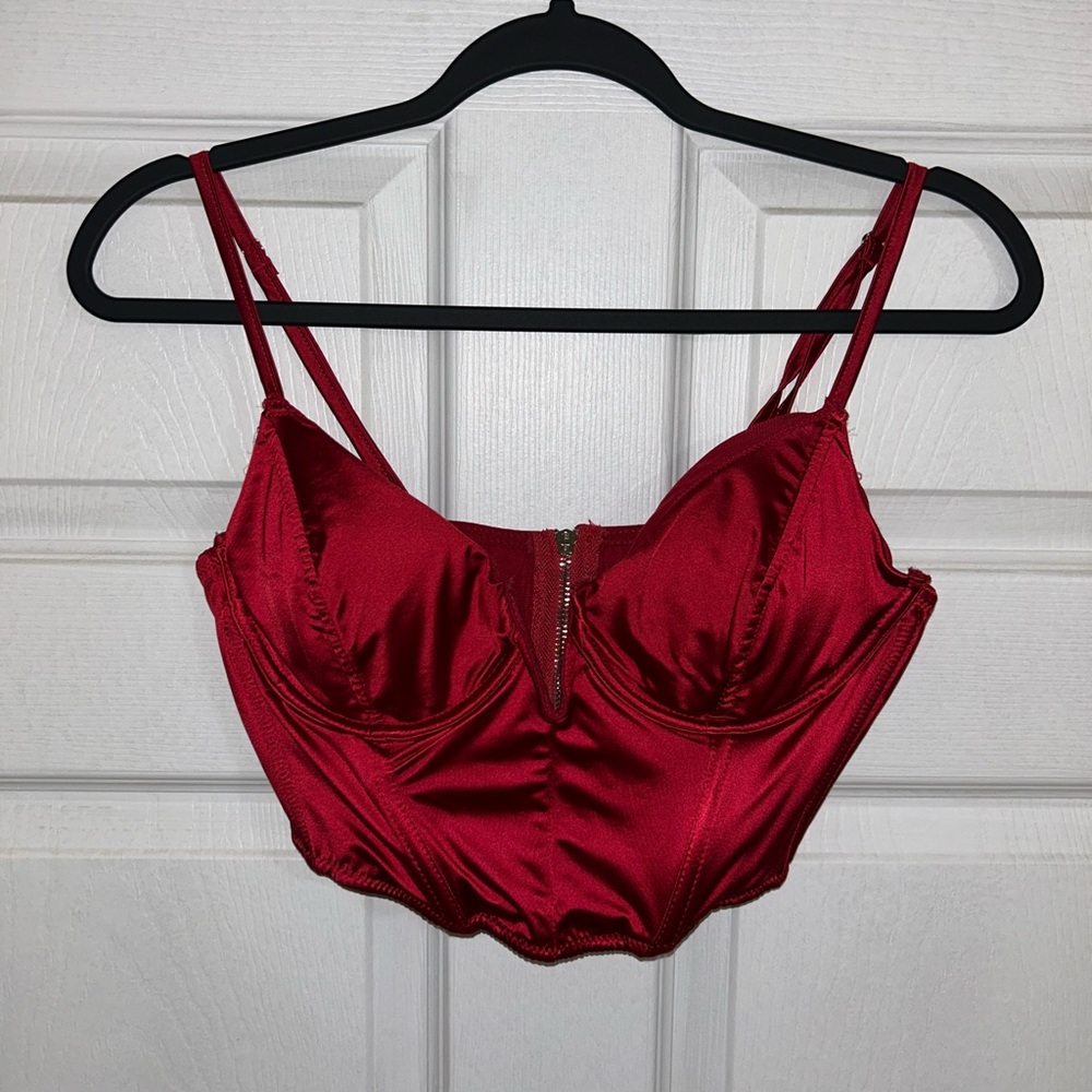 Satin Going Out Top